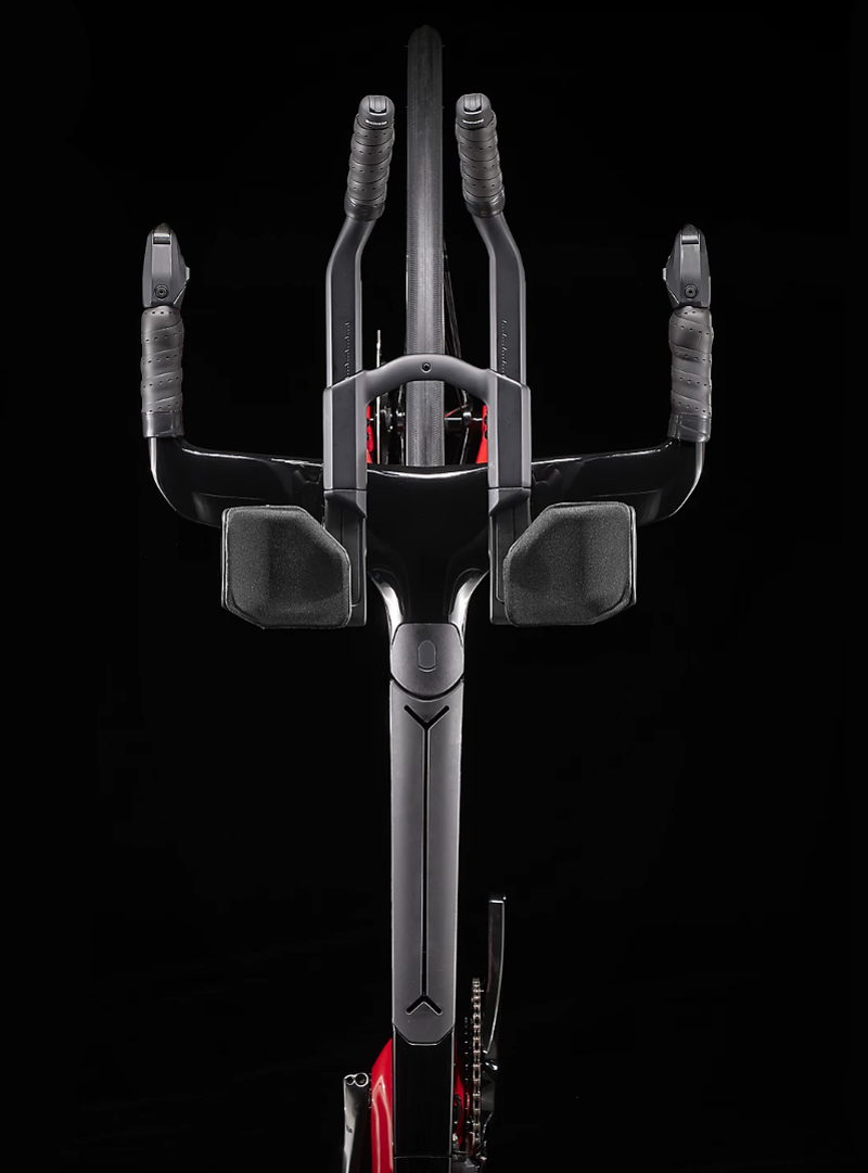 Trek Speed Concept SLR 7 Time Trial/Triathlon Road Bike 2024 in Viper Red/Trek Black-3